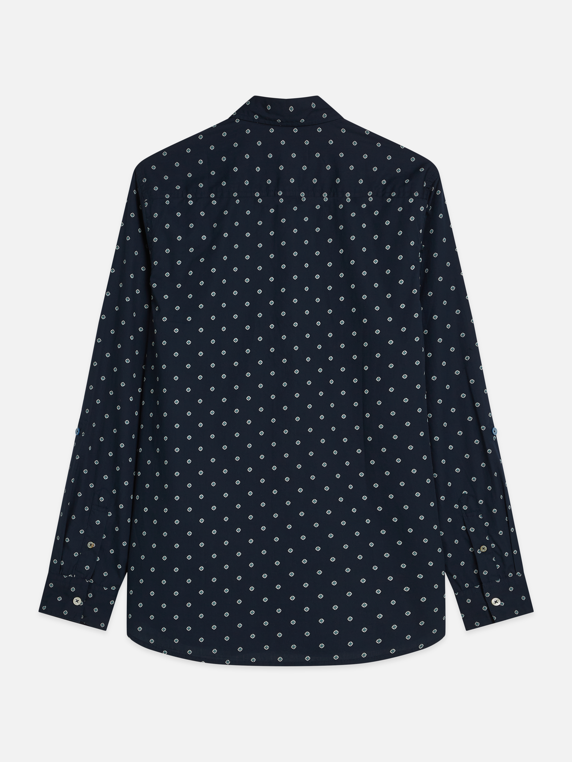 Printed cotton poplin shirt