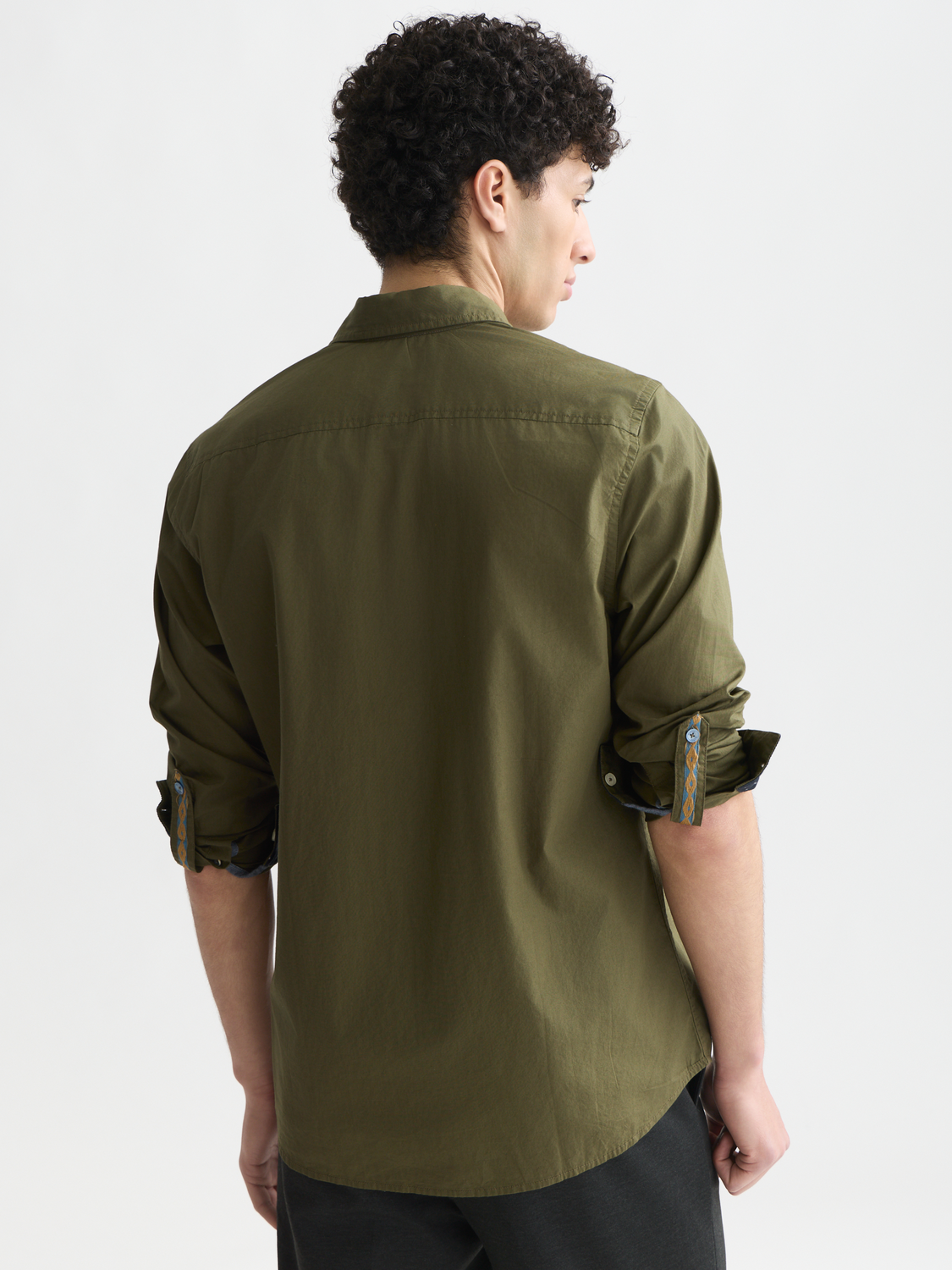 Cotton poplin shirt