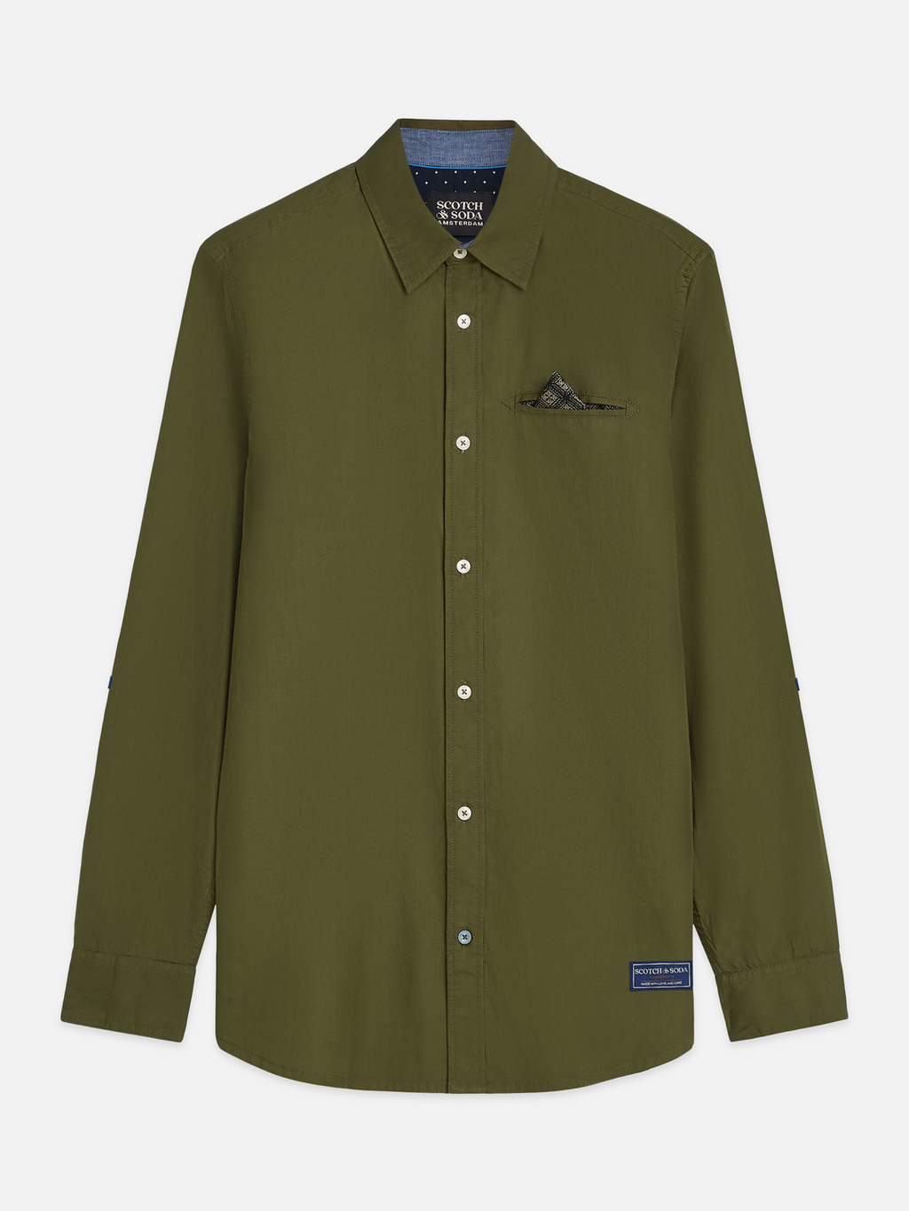 Cotton poplin shirt