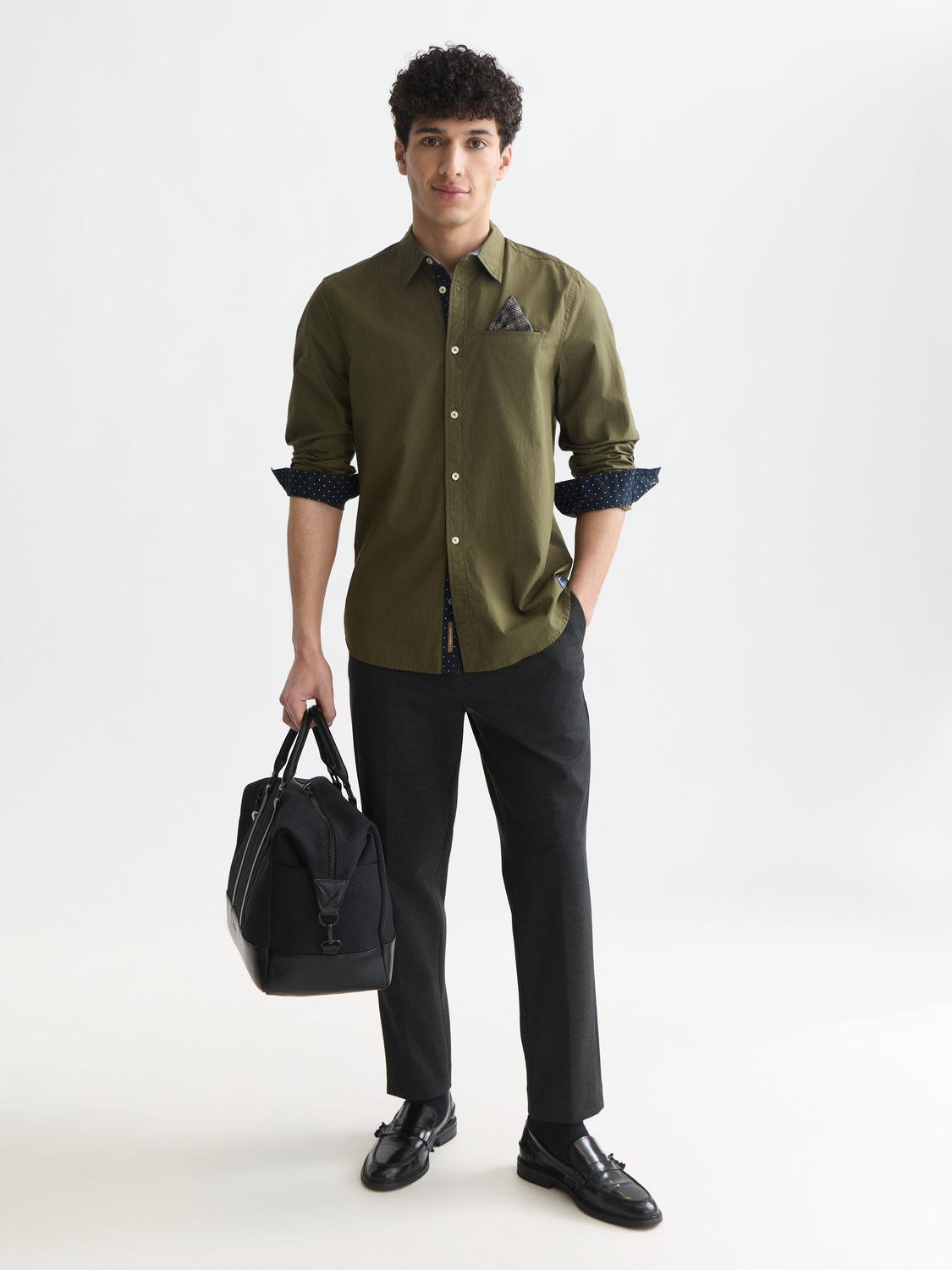 Finch tailored yarn-dyed jersey jogger