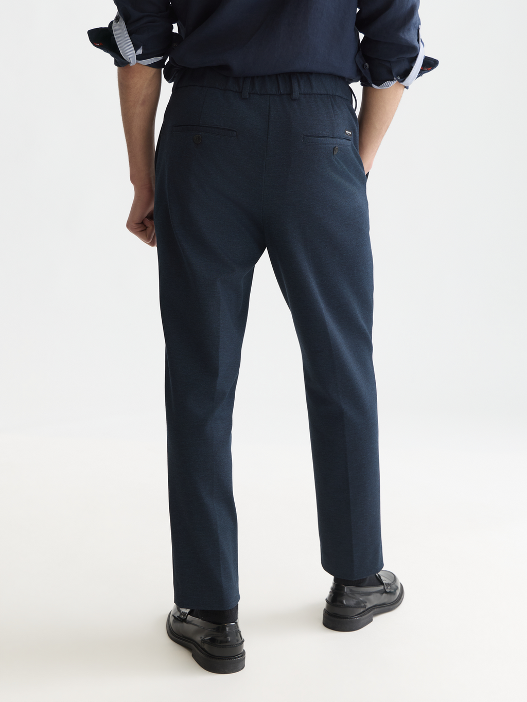 Finch tailored yarn-dyed technical jersey jogger