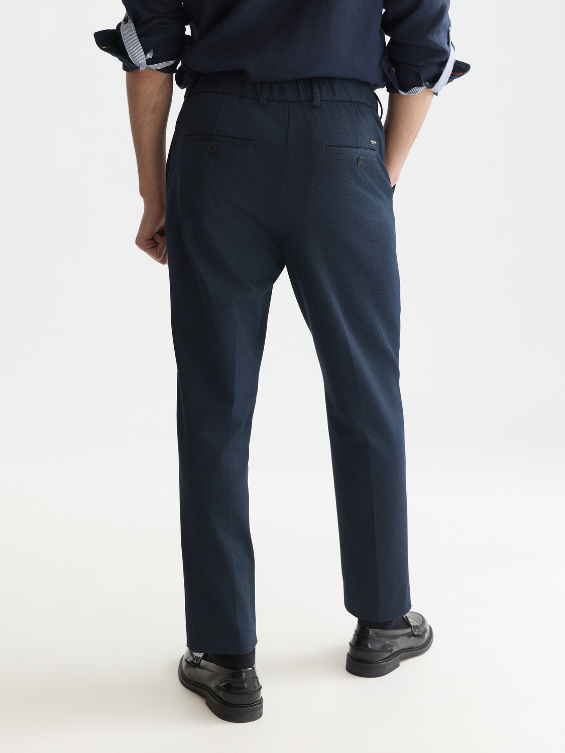 Finch tailored yarn-dyed technical jersey jogger