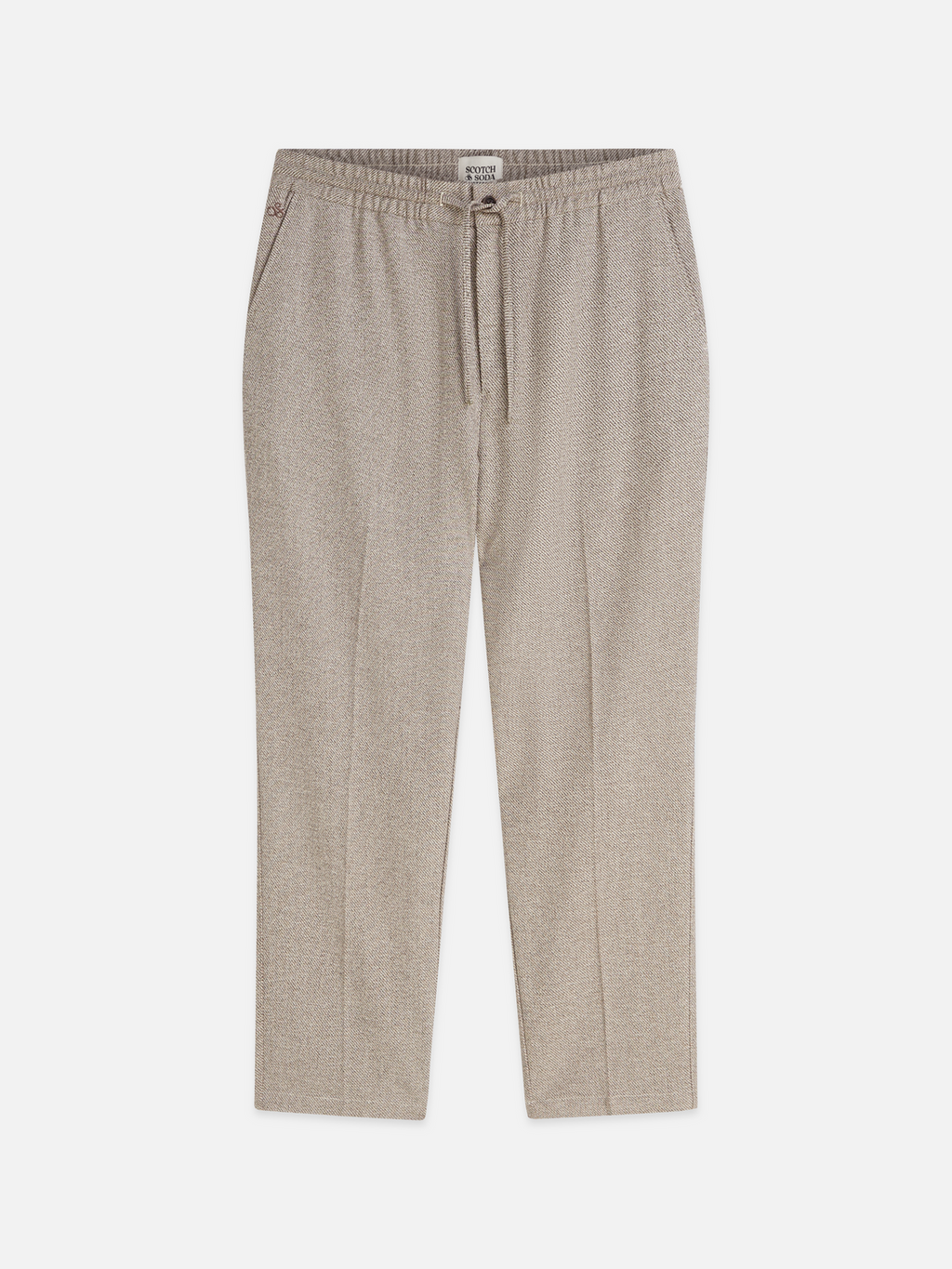 Finch tailored structured yarn-dyed weave jogger