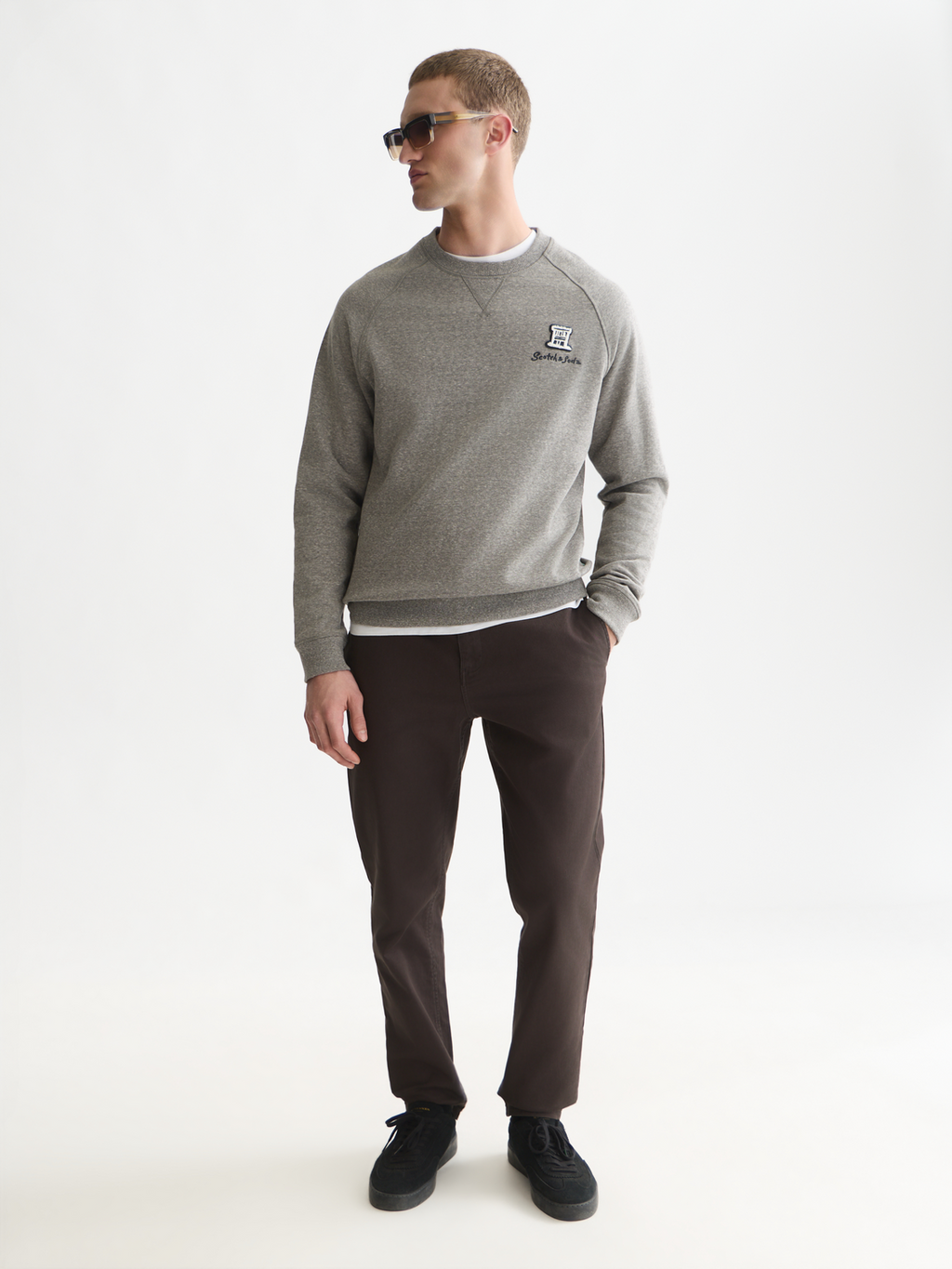 Melange sweatshirt