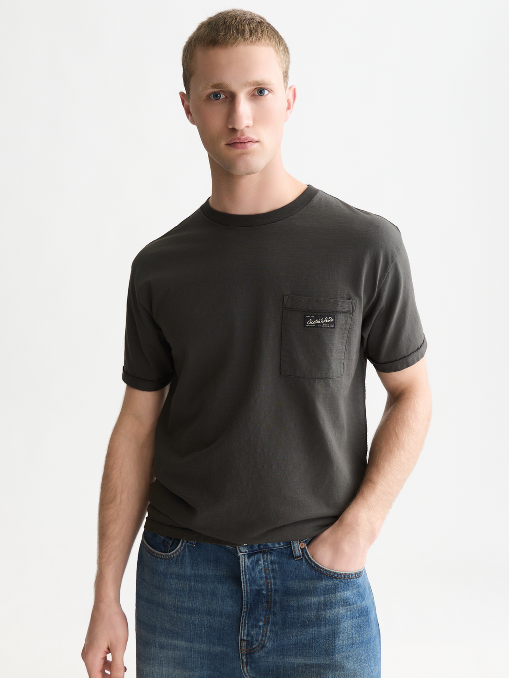 Garment-dye relaxed T-shirt
