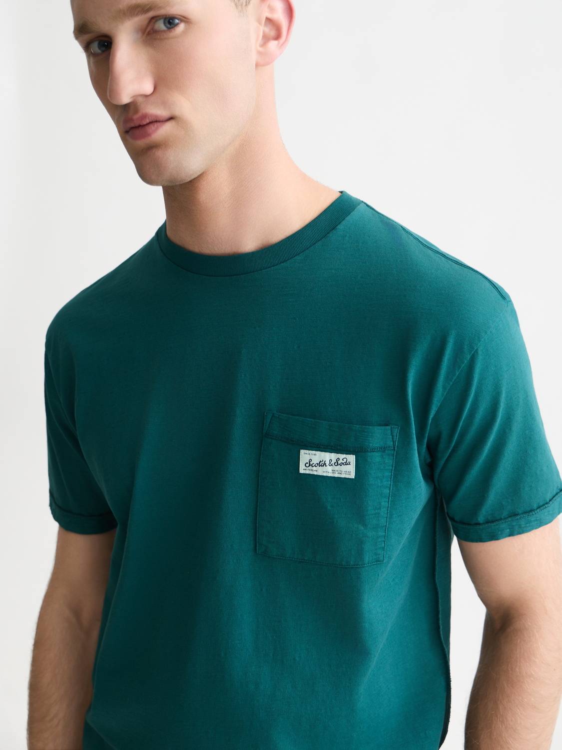 Garment-dye relaxed T-shirt
