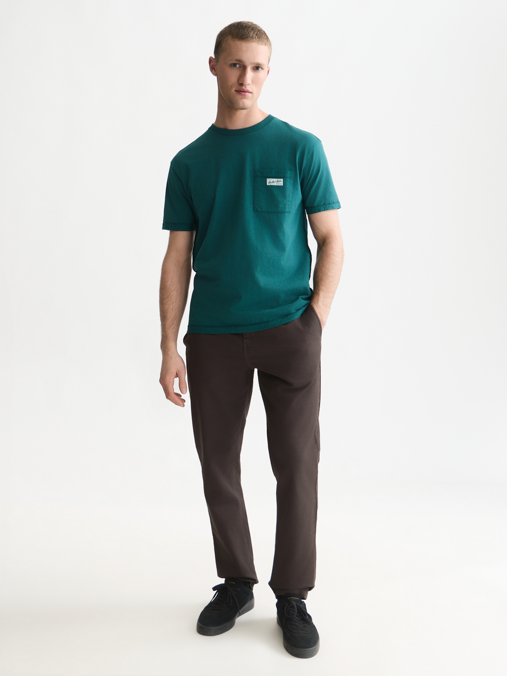 Garment-dye relaxed T-shirt