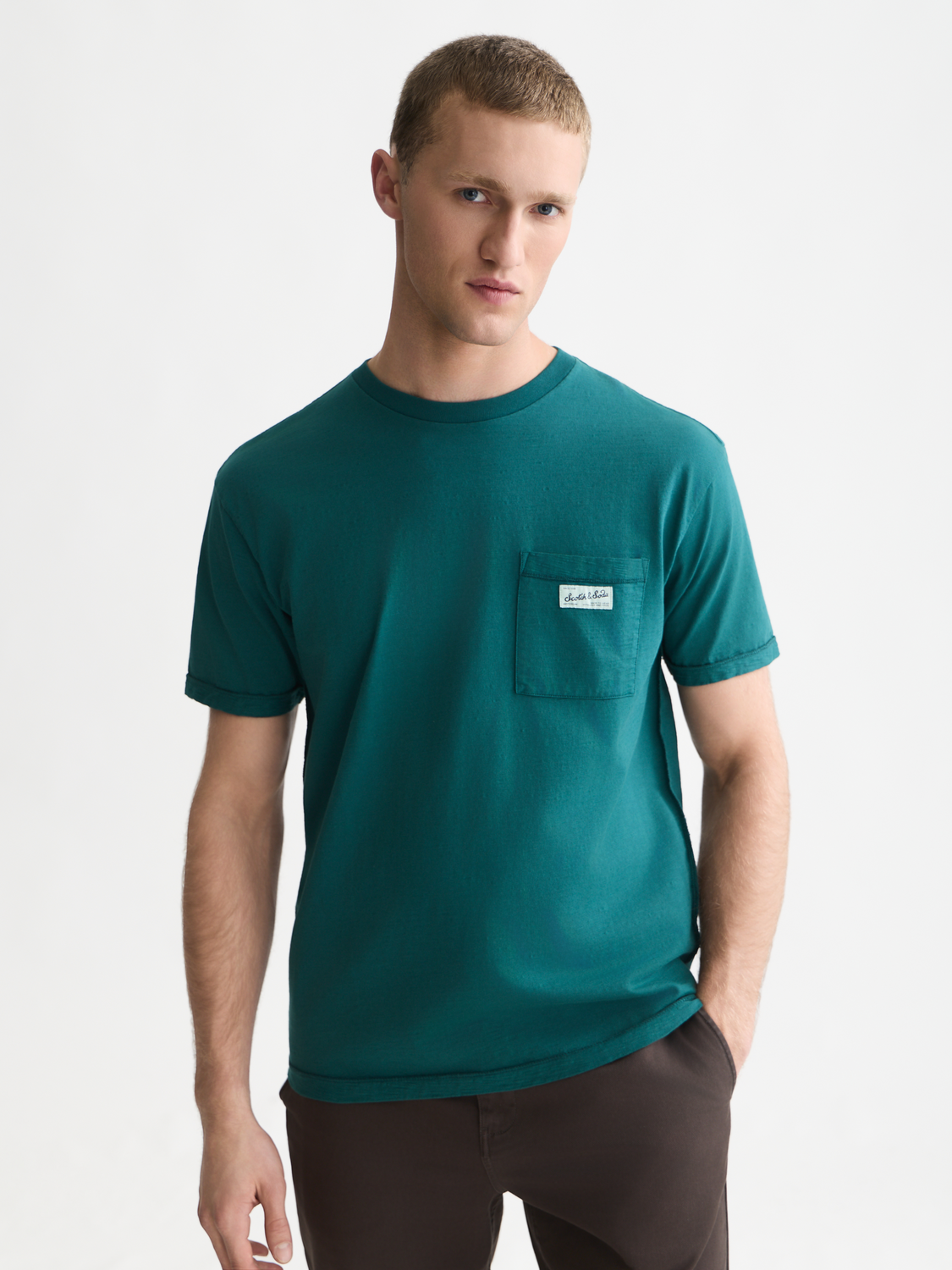 Garment-dye relaxed T-shirt