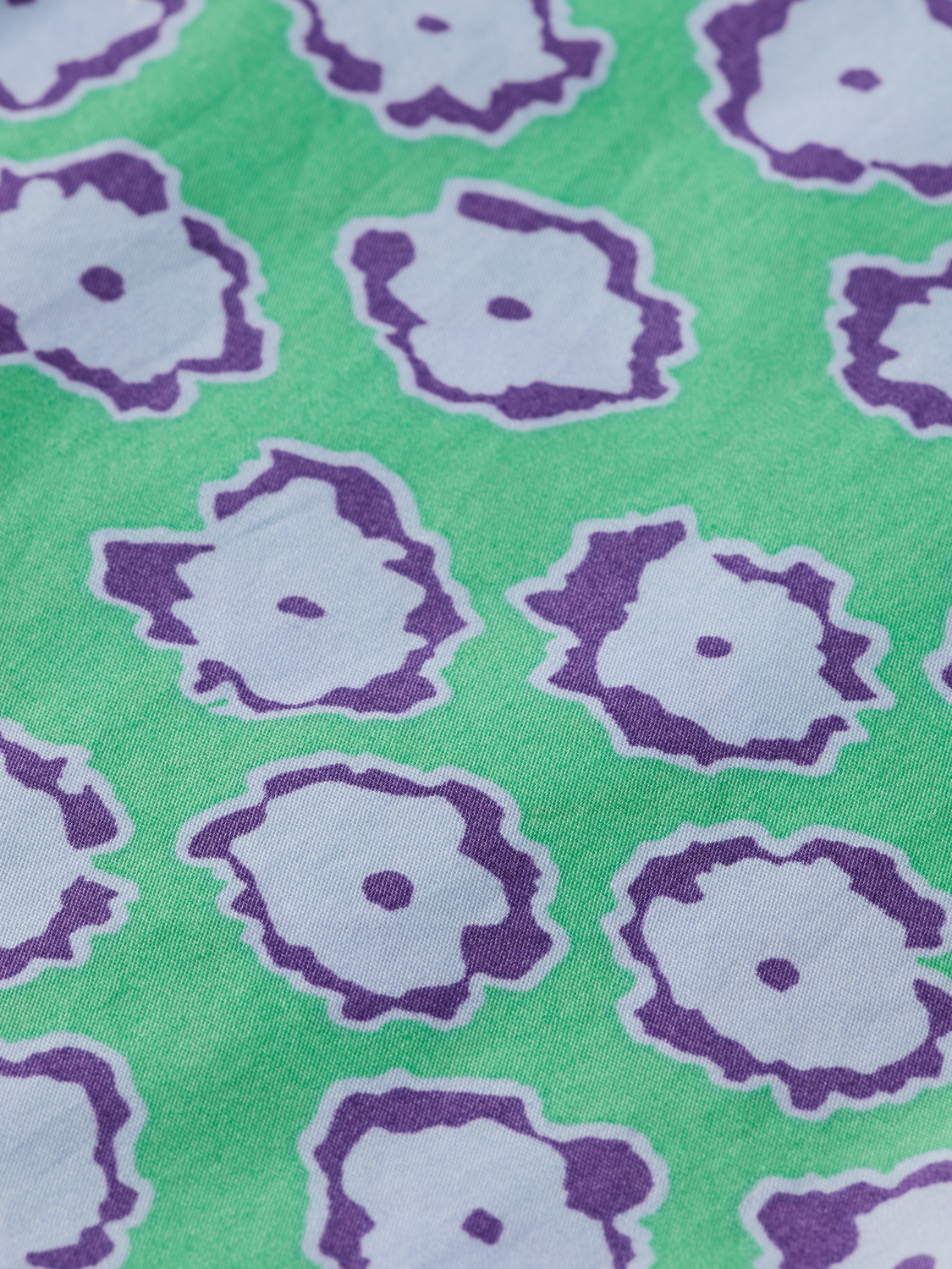 MIXED PRINT SHORT-SLEEVED SHIRT