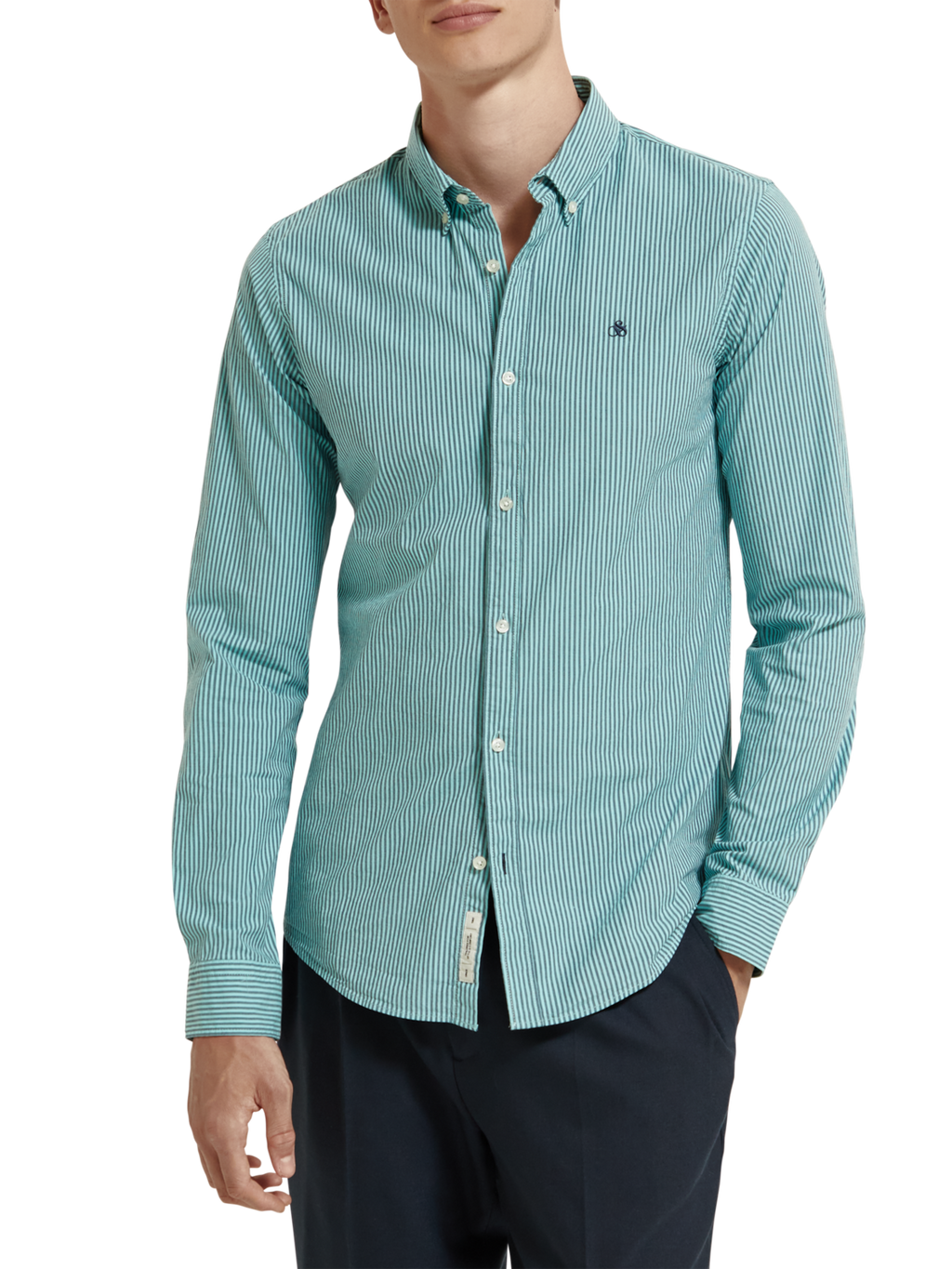 ESSENTIAL STRIPE POPLIN SHIRT