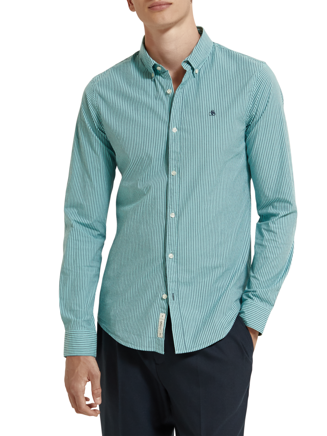 ESSENTIAL STRIPE POPLIN SHIRT