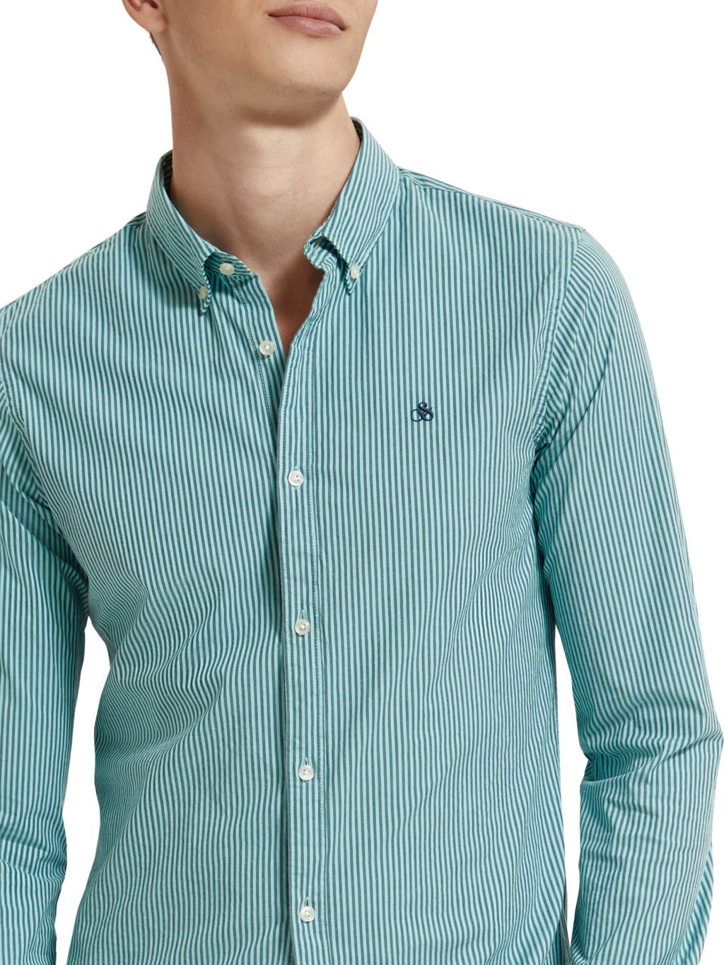ESSENTIAL STRIPE POPLIN SHIRT