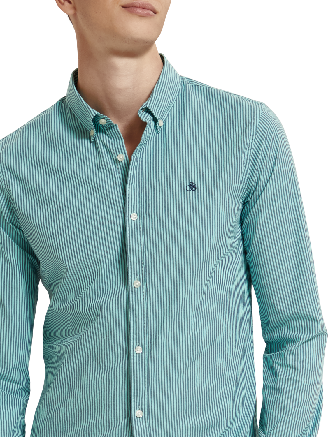 ESSENTIAL STRIPE POPLIN SHIRT