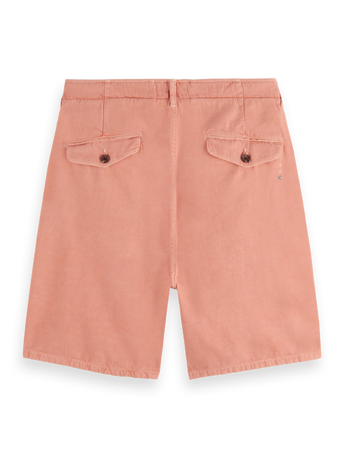 Seasonal - relaxed fit natural-dyed cotton/linen short