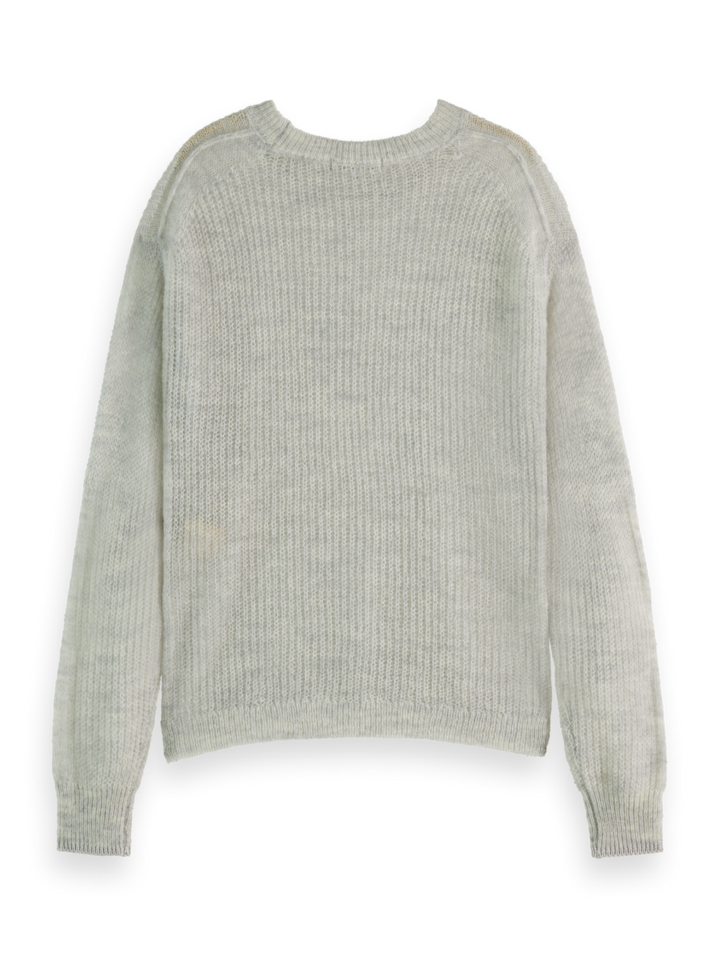FUZZY OPEN KNIT RELAXED PULLOVER