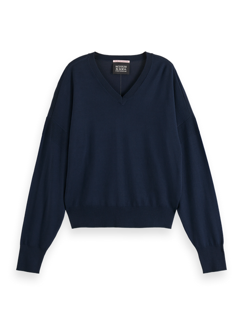 CORE V-NECK RELAXED PULLOVER