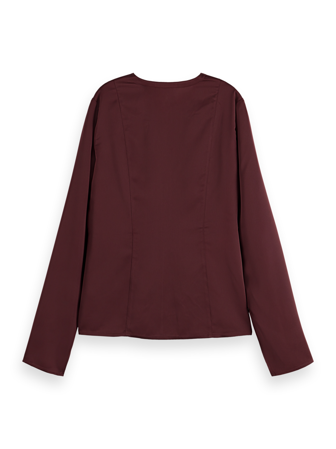 BUTTON DOWN CREPE SHIRT