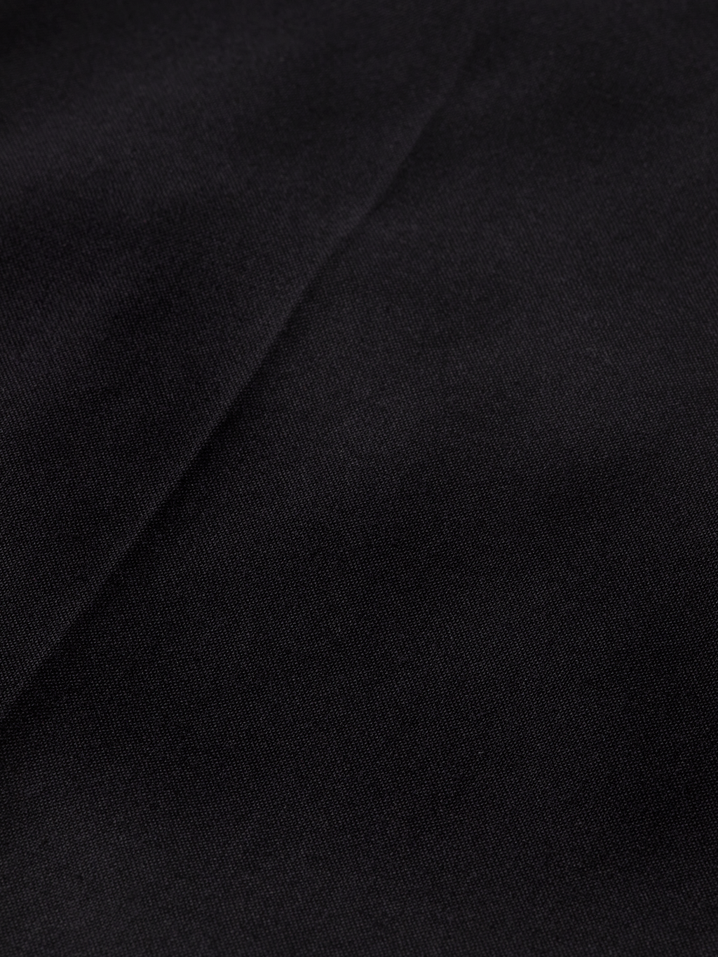 Essentials RELAXED STRAIGHT WOOL BLEND CHINO - BLACK