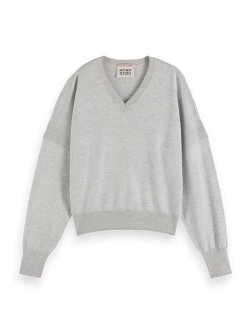 CORE V-NECK RELAXED PULLOVER