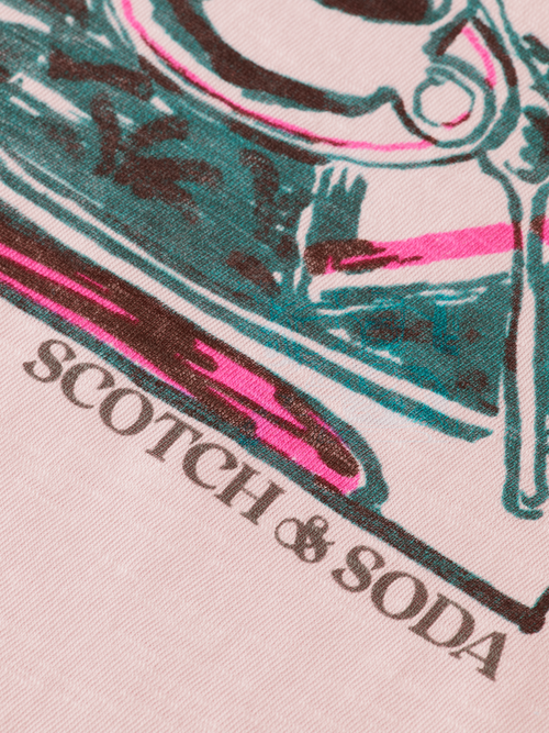 JOE JONAS X SCOTCH  SODA RINGER T-SHIRT