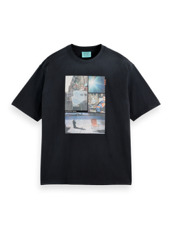 JOE JONAS X SCOTCH SODA WASHED PHOTO PRINT T-SHIRT