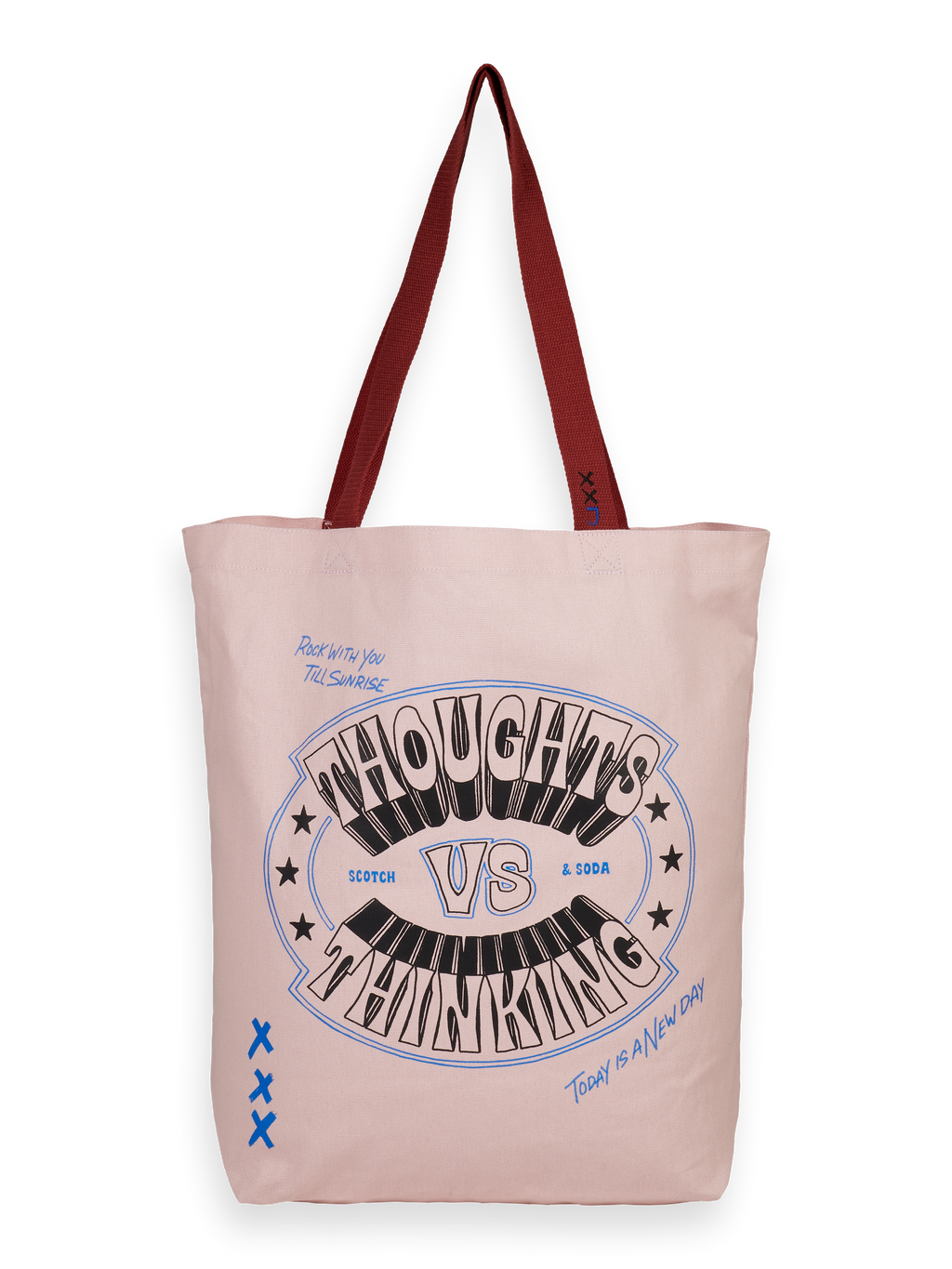 JOE JONAS X SCOTCH SODA PRINTED CANVAS TOTE