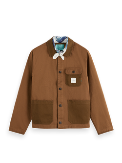 JOE JONAS X SCOTCH SODA TWILL WORKER JACKET