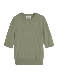 CREW NECK SHORT SLEEVED PULLOVER
