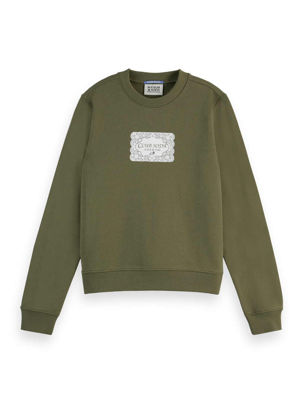 Chest artwork regular sweatshirt