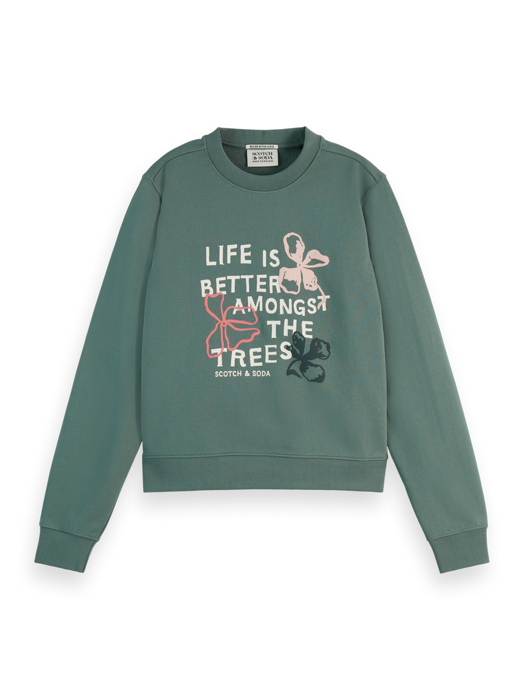 Puff artwork regular fit sweatshirt