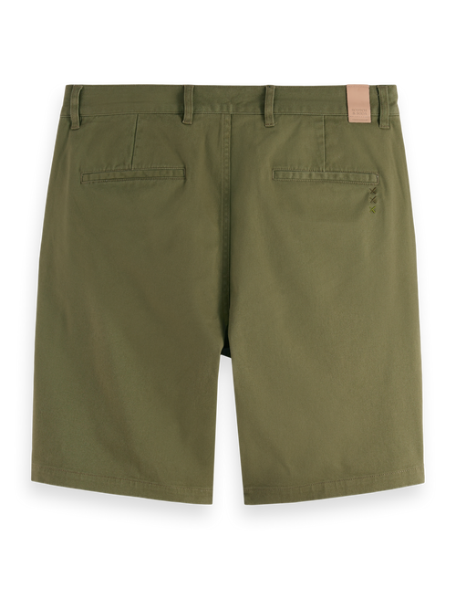 Stuart washed cotton blend short