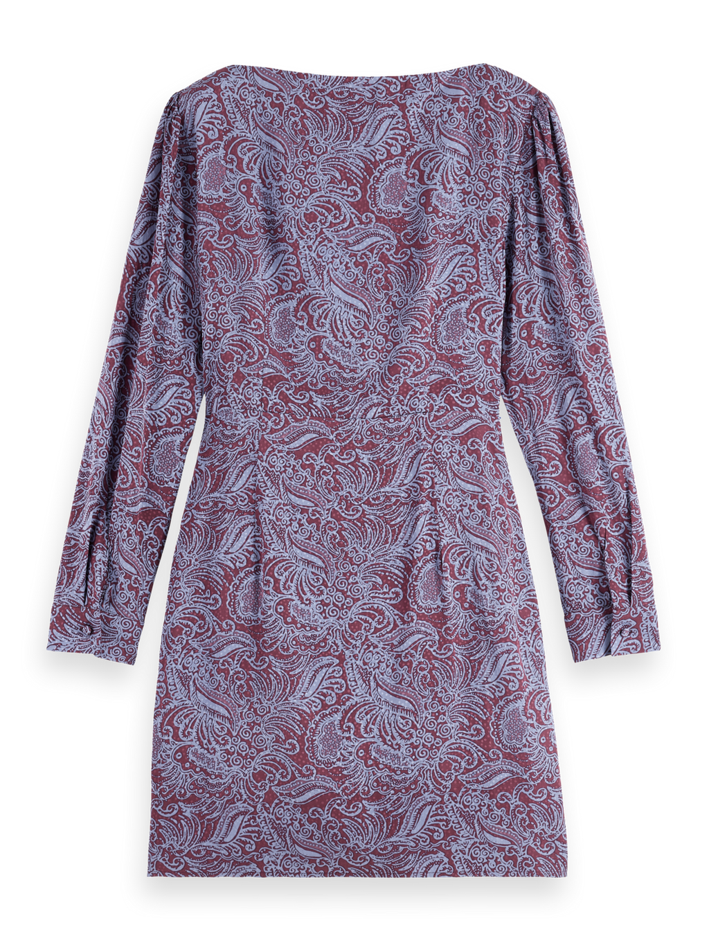Viscose Jacquard Knotted Dress