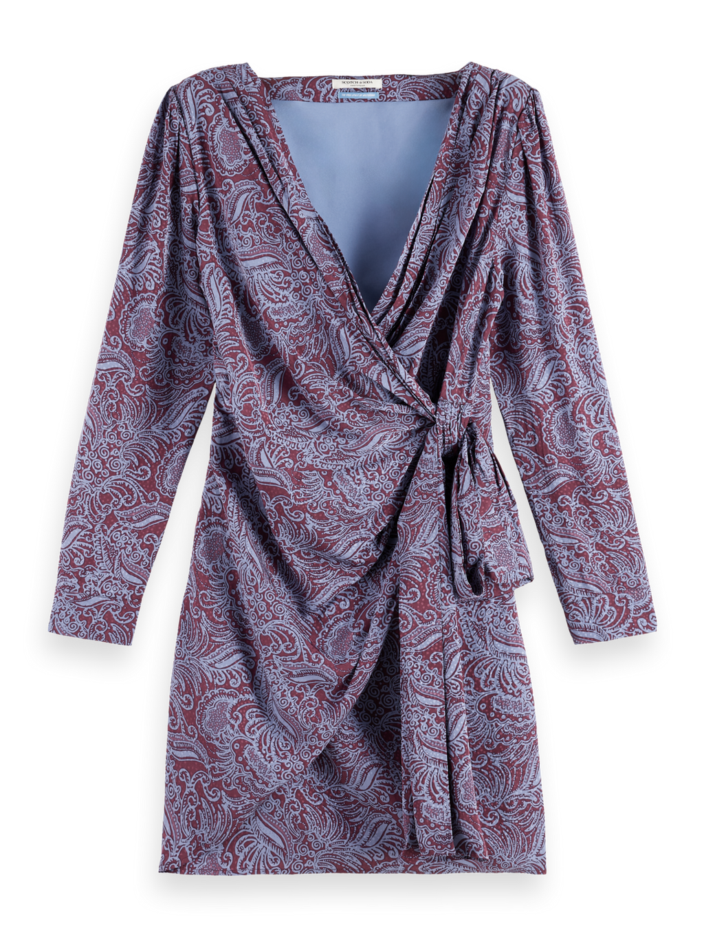 Viscose Jacquard Knotted Dress