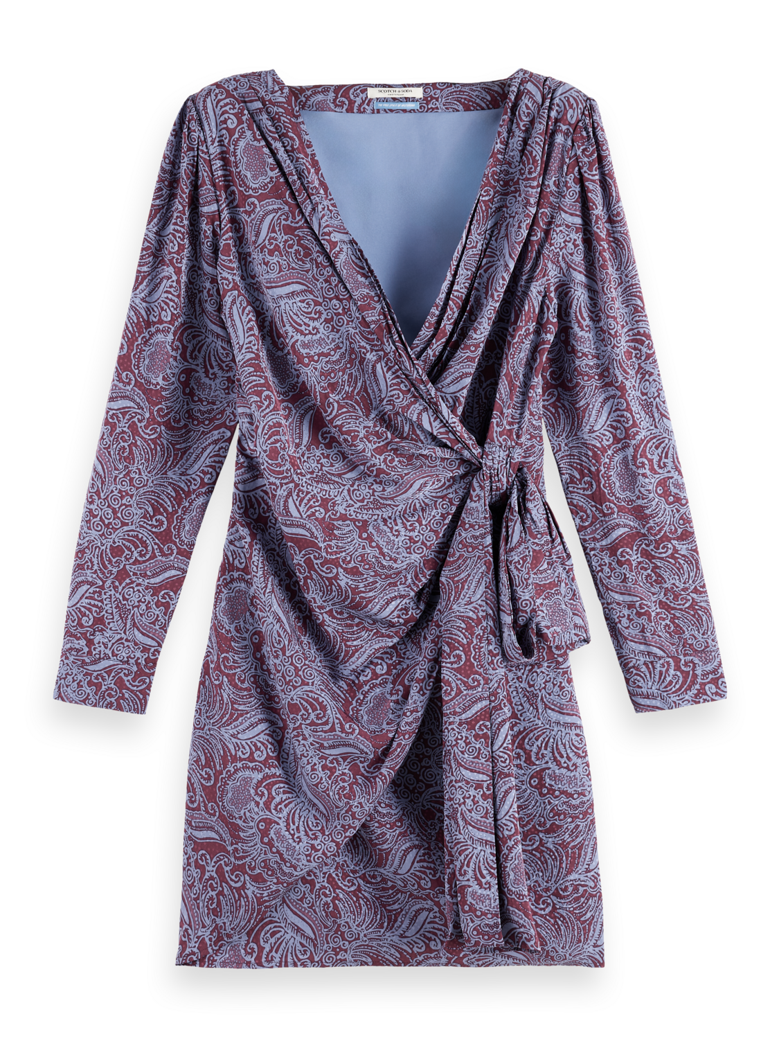Viscose Jacquard Knotted Dress