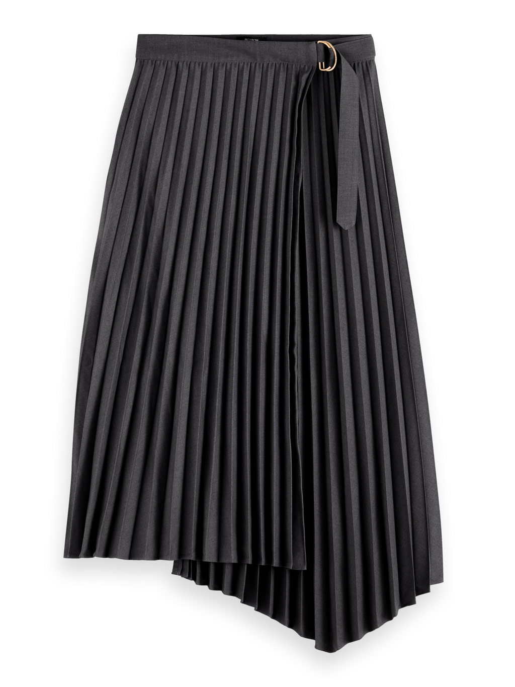 Tailored pleated skirt