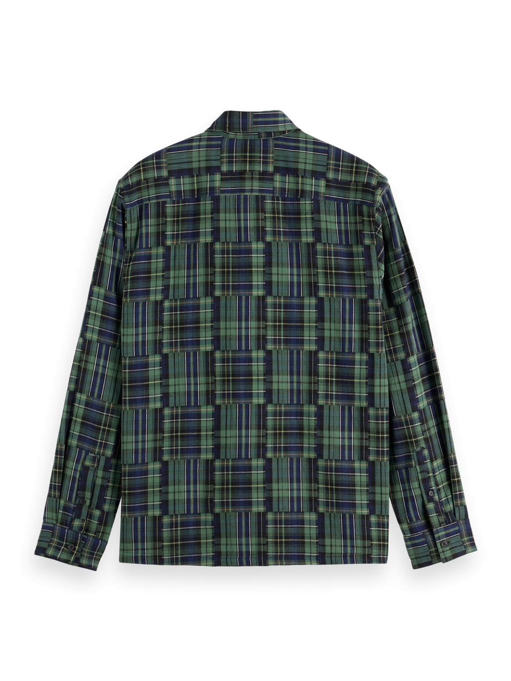 Relaxed fit patchwork shirt