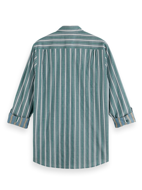 Regular fit dobby stripe shirt