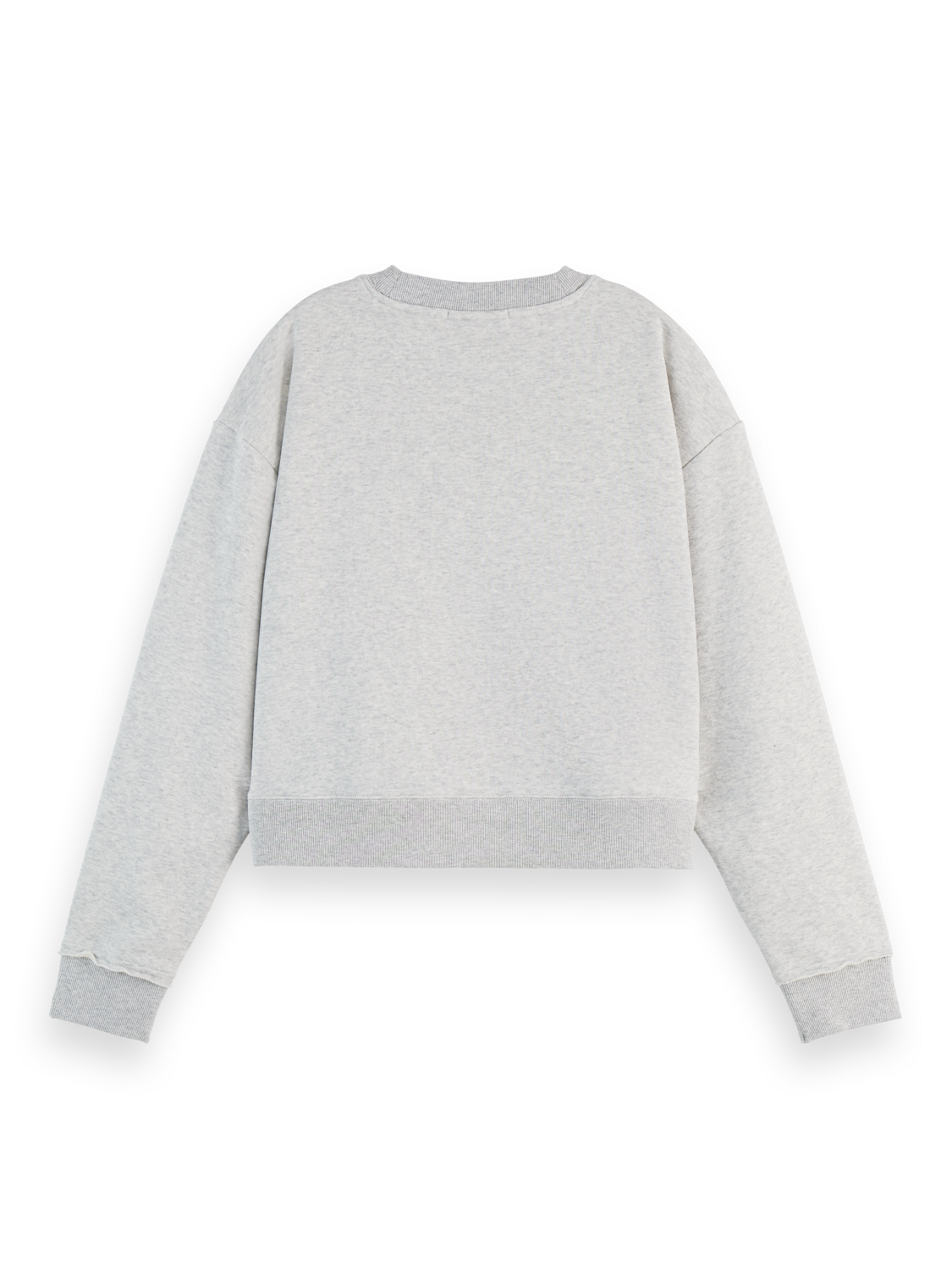 Applique artwork loose sweater