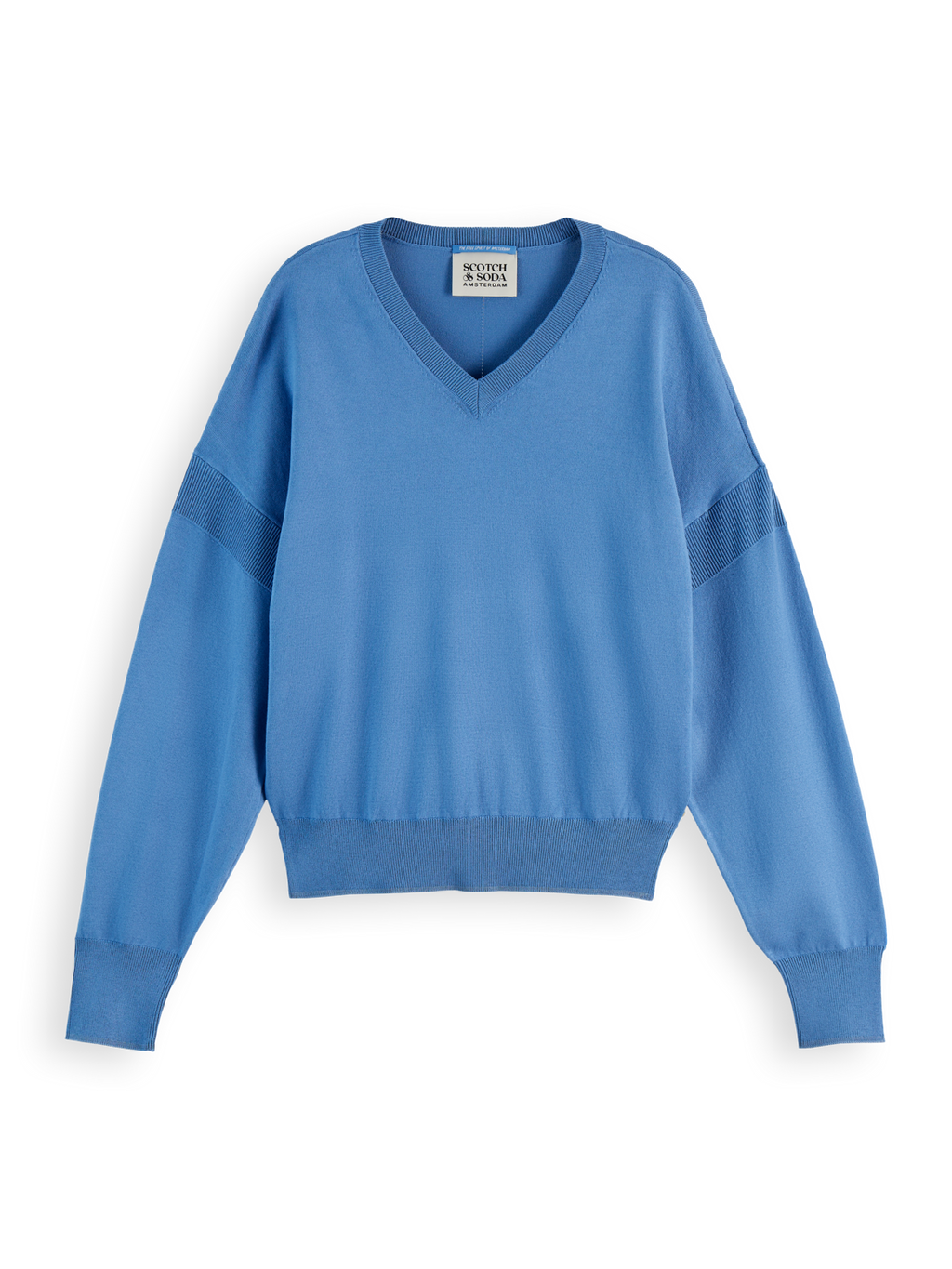 V-neck relaxed pullover