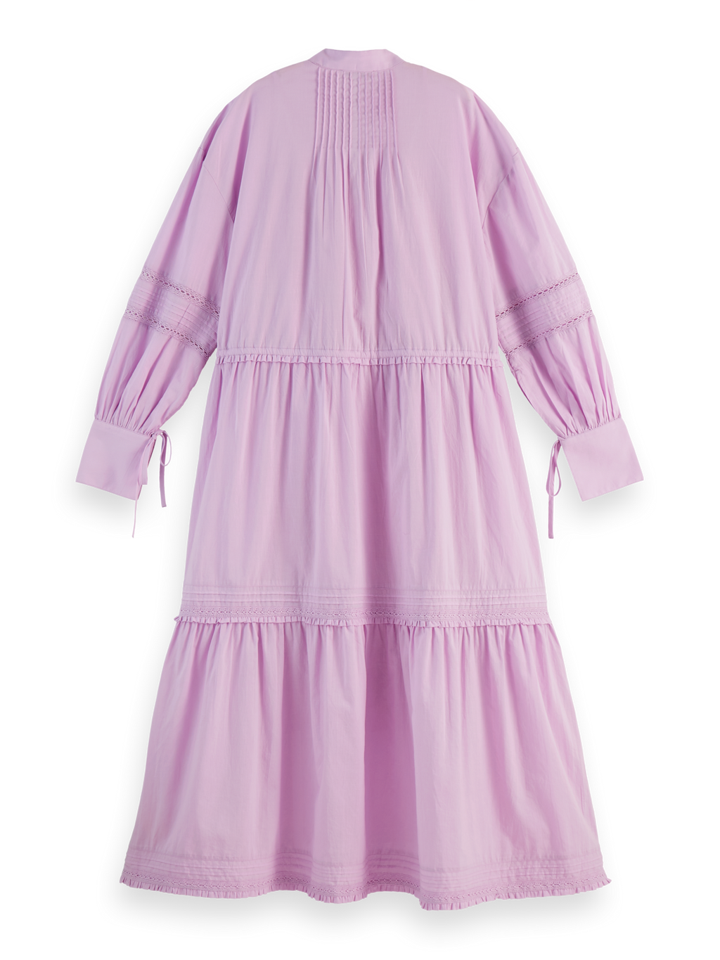 Lace Frill Maxi Dress