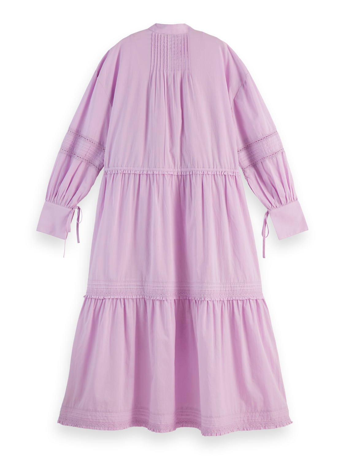 Lace Frill Maxi Dress