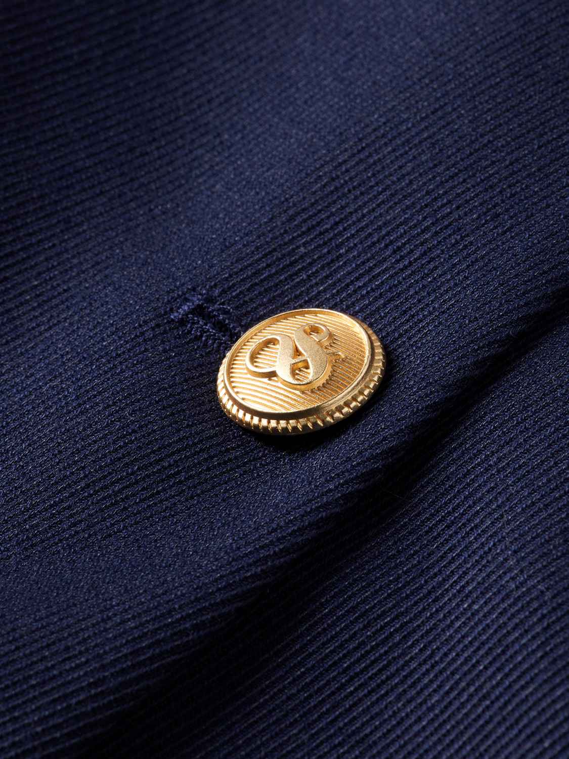 Boyfriend gabardine twill blazer