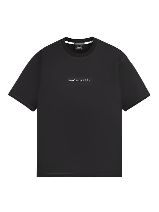 Essentials LOGO FRONT CHEST T-SHIRT - BLACK
