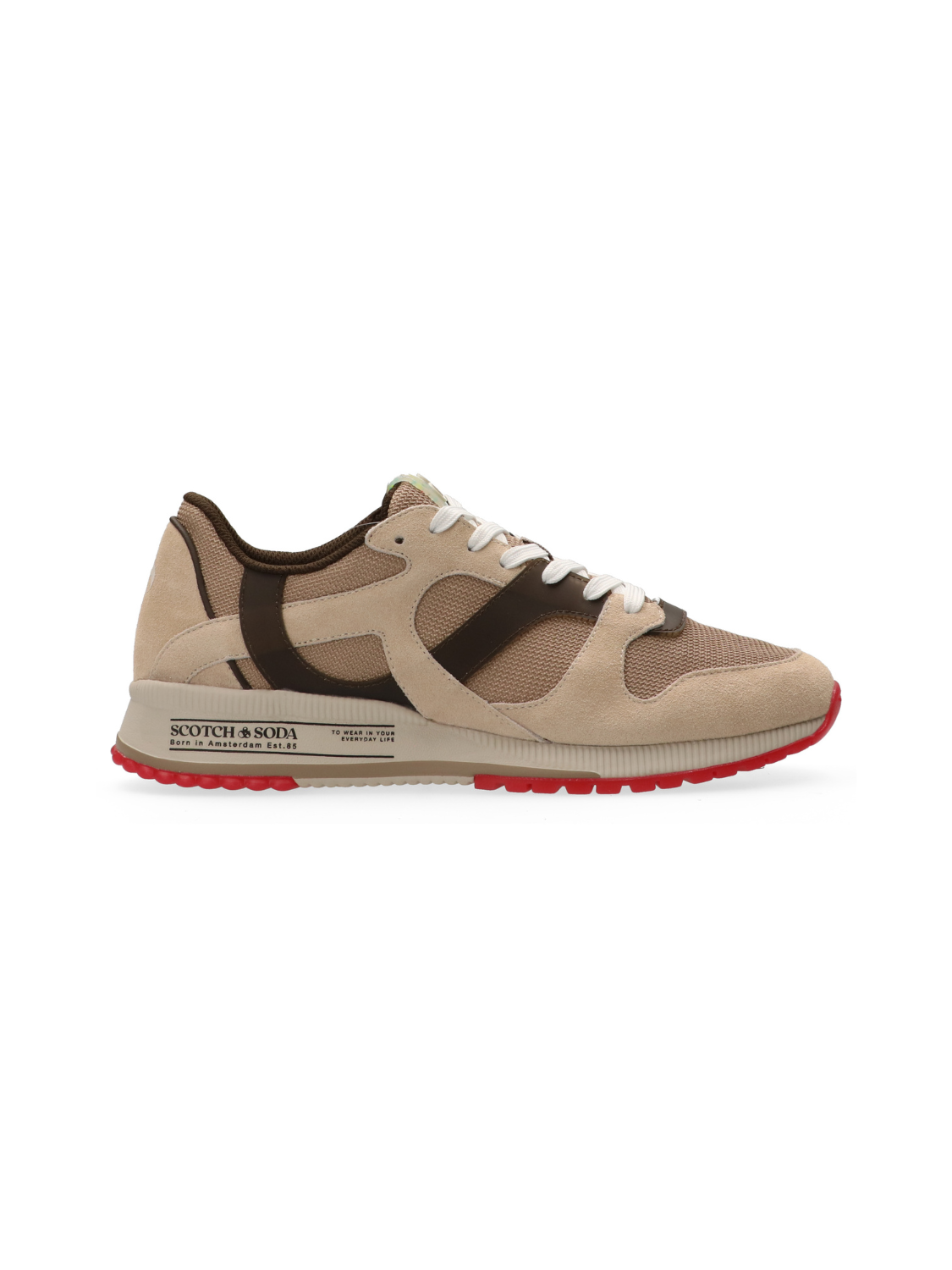Scotch & Soda Vivex, Scarpe Da Ginnastica Uomo, Tomaia In Mesh E Nylon, Suola Leggera, Fodera In Cotone Traspirante