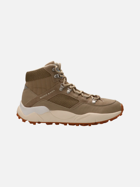Scotch & Soda Olive Green Hiking Boots with Gray Laces SCOTCH & SODA Olivine Lace Up Hiking Boots | endource main image 3