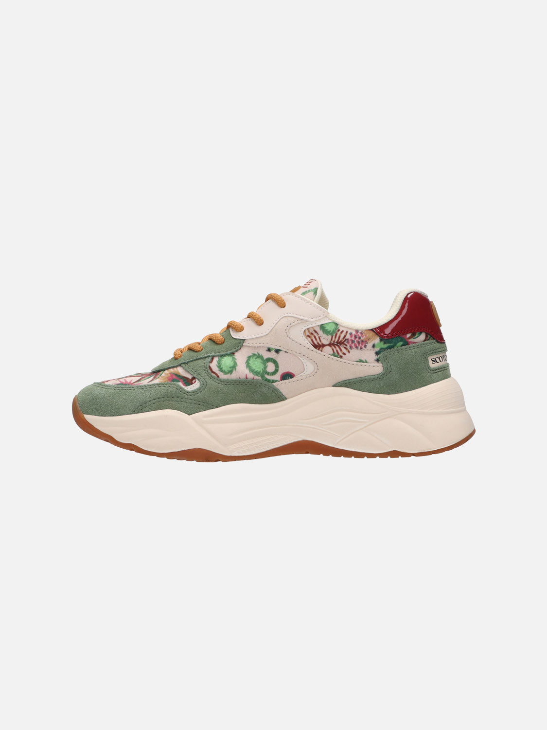 Scotch & Soda Celest chunky suède sneakers bruin/roze Scotch & Soda Celest chunky suède sneakers bruin/roze