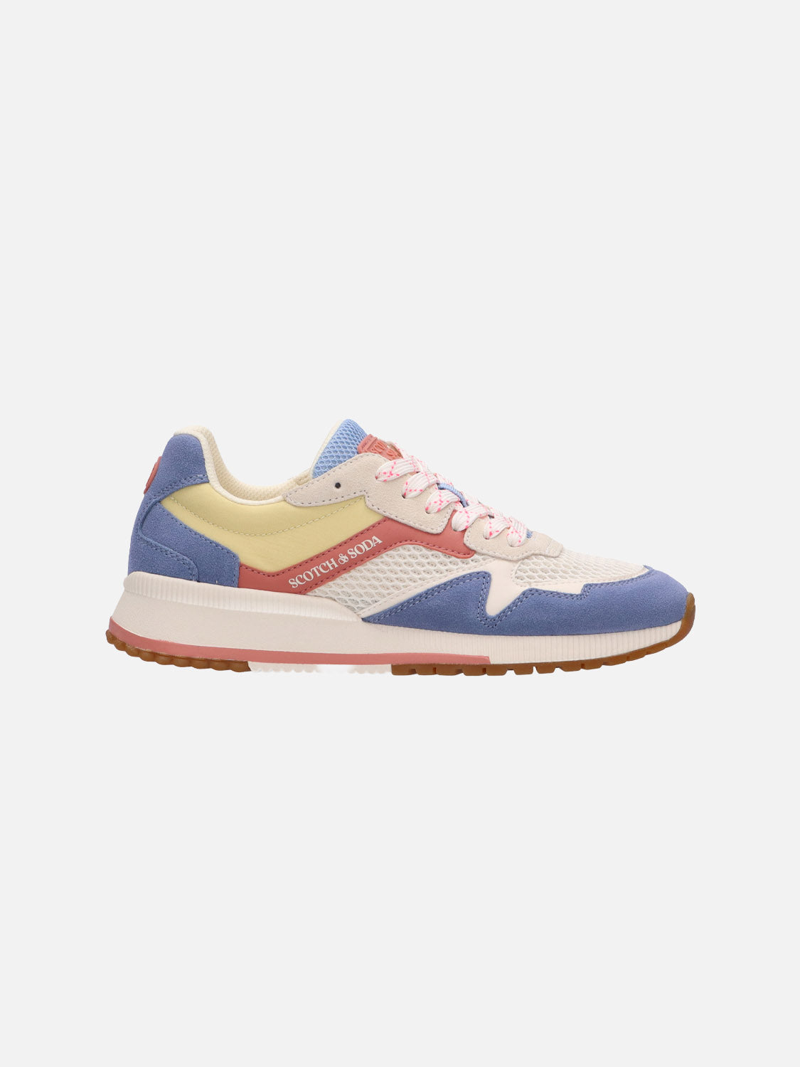 Scotch & Soda Vivi suède sneakers beige/multi Scotch & Soda Vivi suède sneakers beige/multi