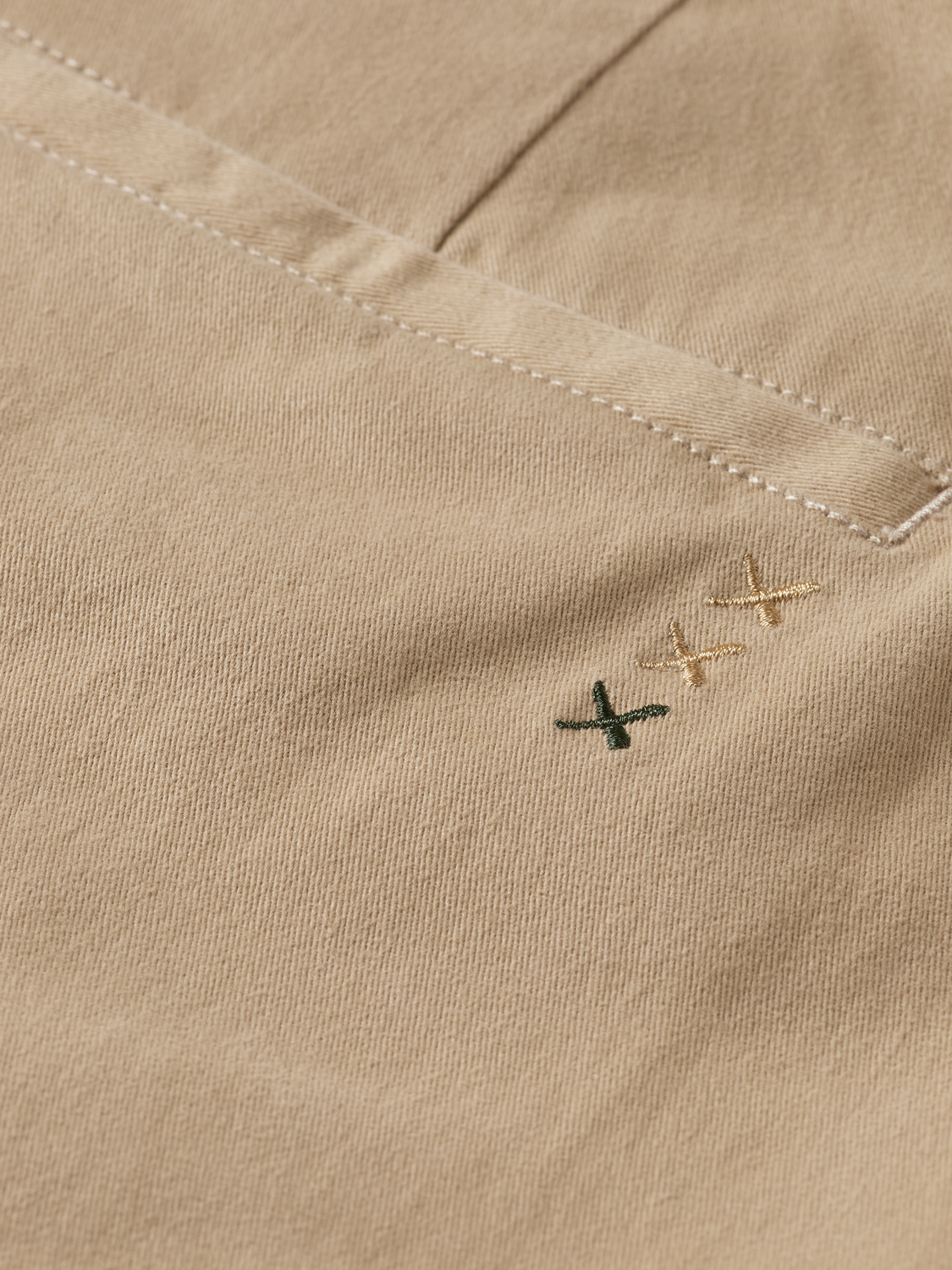 CORE Stuart Cotton-blend twill regular-fit short - SAND