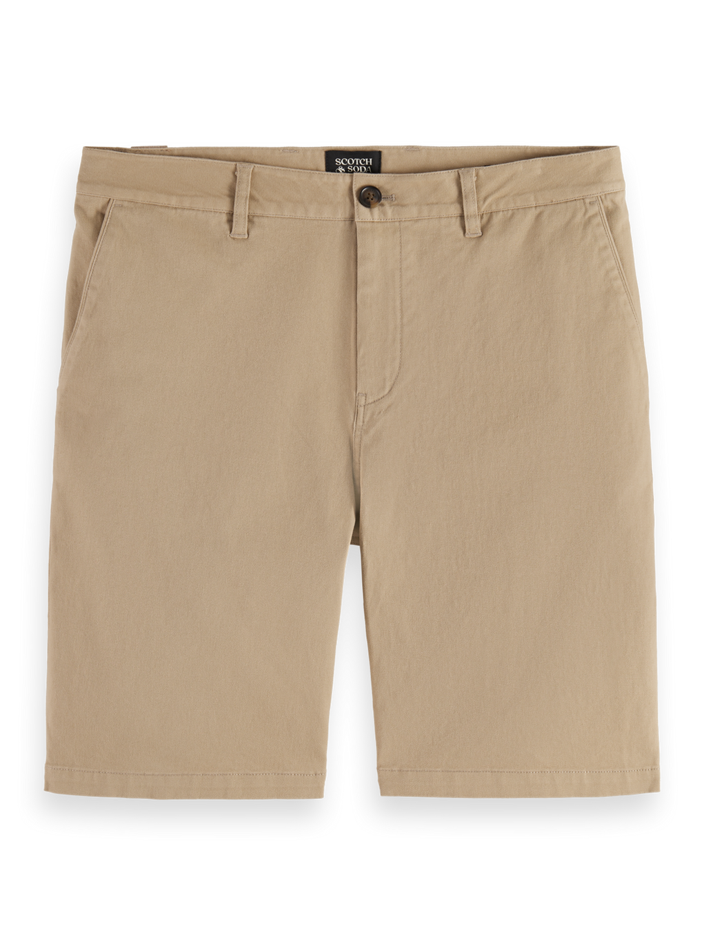 CORE Stuart Cotton-blend twill regular-fit short - SAND