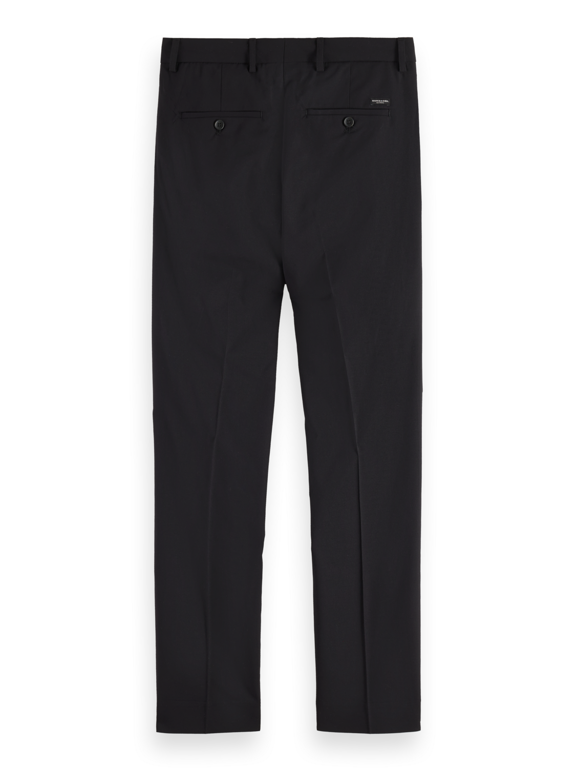 Essentials IRVING COOL-WOOL BLEND CHINO - BLACK